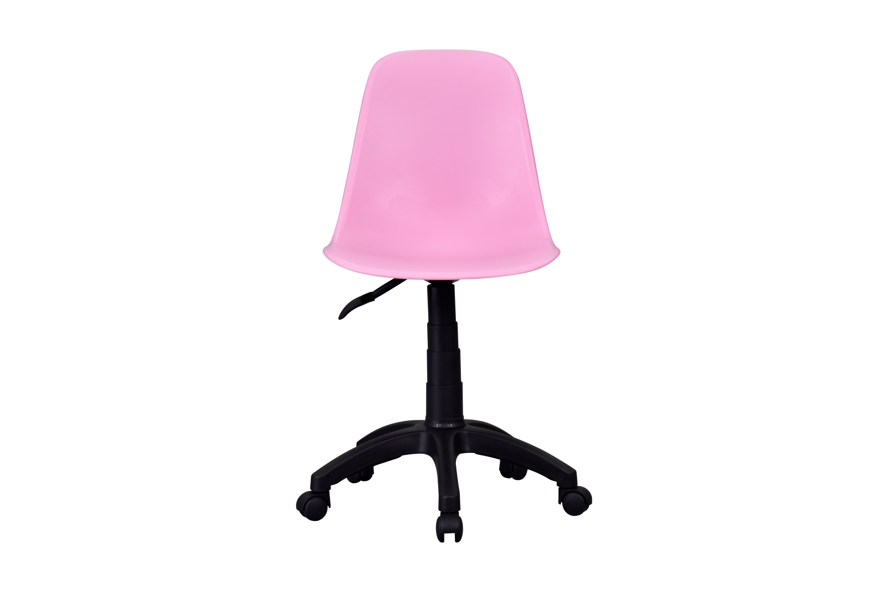 eames-ofis-ideasoft9 Vilinze Eames Çalışma Koltuğu Tekerlekli Ofis Sandalyesi Siyah - Pembe - Görsel 1