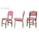 Ege 19 Sevilla Ahşap Sandalye Kestane - Pembe - Görsel 2