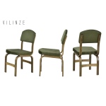 Ege 19 Sevilla Ahşap Sandalye Kestane - Haki - Görsel 2