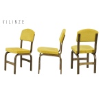 Ege 19 Sevilla Ahşap Sandalye Kestane - Sarı - Görsel 2