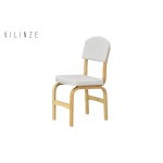 Ege 19 Sevilla Ahşap Sandalye Naturel - Beyaz