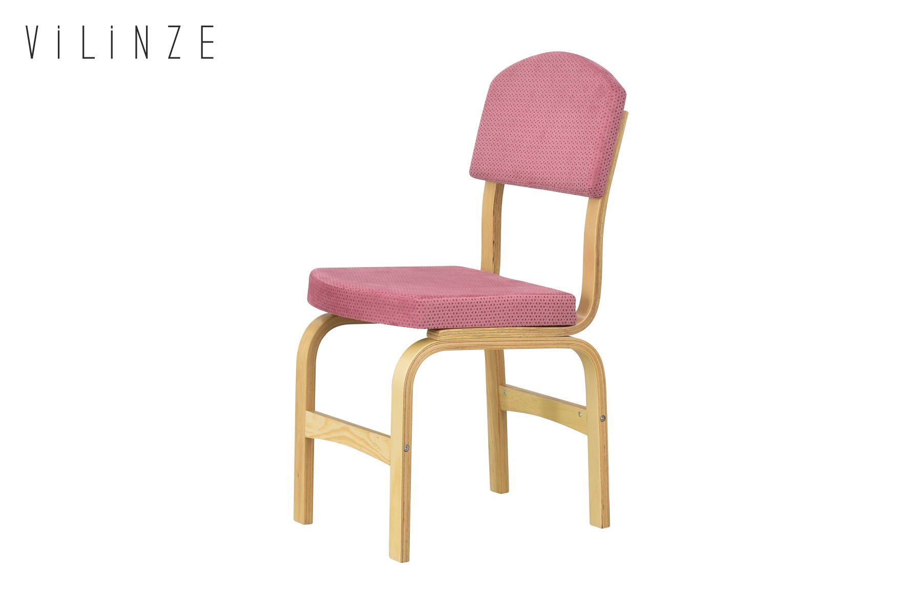 ege-sevilla-naturel13 Ege 19 Sevilla Ahşap Sandalye Naturel - Pembe - Görsel 1