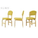 Ege 19 Sevilla Ahşap Sandalye Naturel - Sarı - Görsel 2