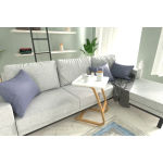 Ergo Çok Amaçlı Ahşap C Sehpa 45x45 cm Naturel - Naturel - Görsel 5