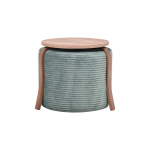 Eva-Pony Yeşil Puf Set Kestane - Görsel 2