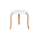 Eva-Pony Sütlü Kahve Puf Set Beyaz/Naturel - Görsel 4