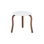 Eva-Pony Krem Puf Set Beyaz/Kestane - Görsel 4