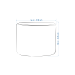 Eva-Pony Sütlü Kahve Puf Set Naturel - Görsel 5