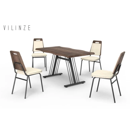 Ceyhan Sandalye Harran Mutfak Masası Takımı - 80x140 cm