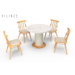 Soma Sandalye Bobo Yuvarlak Mutfak Masası Takımı - Görsel 3