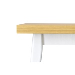 Argos Sabit Mdf Mutfak Masası - 70x120 cm Naturel/Beyaz - Görsel 2