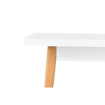 Argos Sabit Mdf Mutfak Masası - 70x120 cm Beyaz/Naturel - Görsel 2