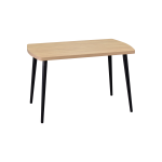 Argos Sabit Mdf Mutfak Masası - 70x120 cm Naturel/Siyah