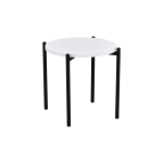 Ay Metal Çok Amaçlı Zigon Tabure Beyaz - 4 Adet - Görsel 2