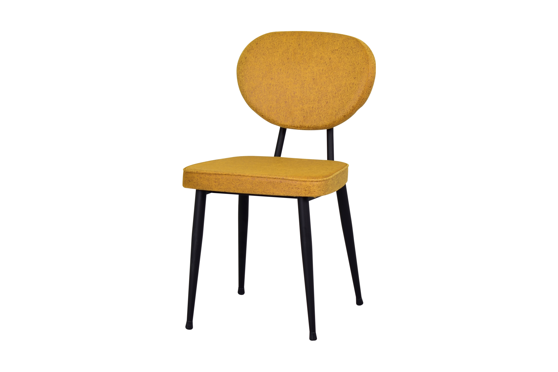 idea-soft-deniz-l-kn-01-siyah-ayak-sigma4 Deniz Metal Siyah Ayak Sigma Sandalye Sarı - Görsel 1