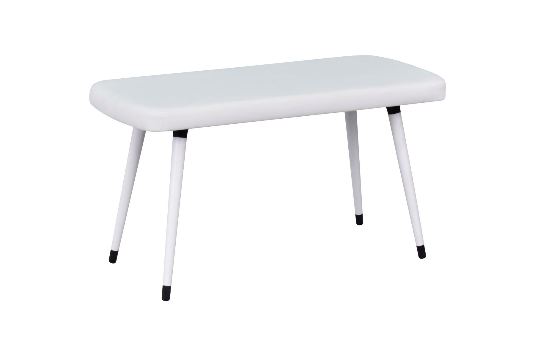 idea-soft-dino-bank-trendyol8 Dino Ahşap Ayak Beyaz Deri Mutfak Masası Bankı Beyaz - Görsel 1