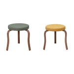 Ege Kestane Ahşap Ayak İstiflenebilir Mutfak-Balkon Taburesi 4 Adet - Karışık 3 - Görsel 2