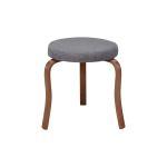 Ege Kestane Ahşap Ayak İstiflenebilir Mutfak-Balkon Taburesi 4 Adet - Gri - Görsel 2