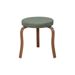 Ege Kestane Ahşap Ayak İstiflenebilir Mutfak-Balkon Taburesi 4 Adet - Yeşil - Görsel 2