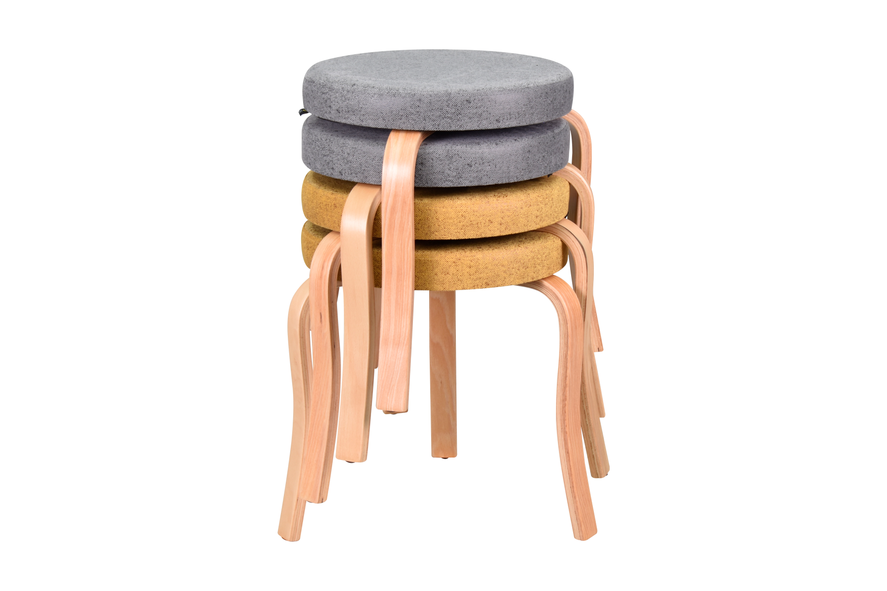 idea-soft-ege-tabure-naturel-ayak-sigma18 Ege Naturel Ahşap Ayak İstiflenebilir Mutfak-Balkon Taburesi 4 Adet - Karışık 6 - Görsel 1