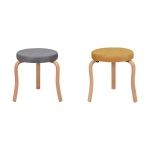 Ege Naturel Ahşap Ayak İstiflenebilir Mutfak-Balkon Taburesi 4 Adet - Karışık 6 - Görsel 2