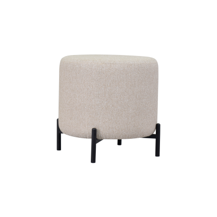 Pony Çok Amaçlı Dekoratif Puf Krem-O