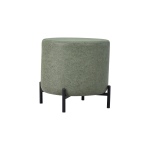 Çok Amaçlı Beyaz Metal C Sehpa Puf Seti Yeşil - Görsel 3