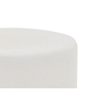 Çok Amaçlı Gold Metal Ayak C Sehpa Puf Seti Naturel - Teddy Beyaz - Görsel 5