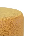 Çok Amaçlı Naturel Metal C Sehpa Puf Seti Sarı - Görsel 4