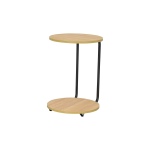 Çok Amaçlı Naturel Metal C Sehpa Puf Seti Sarı - Görsel 5