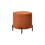 Pony Çok Amaçlı Dekoratif Puf Kiremit - Siyah