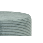 Çok Amaçlı Siyah Metal Ayak C Sehpa Puf Seti Yeşil - Kestane - Görsel 4