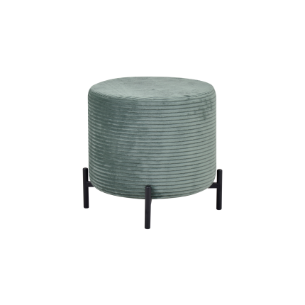 Pony Çok Amaçlı Dekoratif Puf Yeşil - Siyah