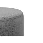 Çok Amaçlı Siyah Metal C Sehpa Puf Seti Gri - Görsel 5