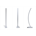 Jedi Beyaz Ahşap LED Dekoratif Ayaklı Lambader Beyaz - Görsel 3