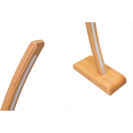 Jedi Naturel Ahşap LED Dekoratif Ayaklı Lambader Gün Işığı - Görsel 5