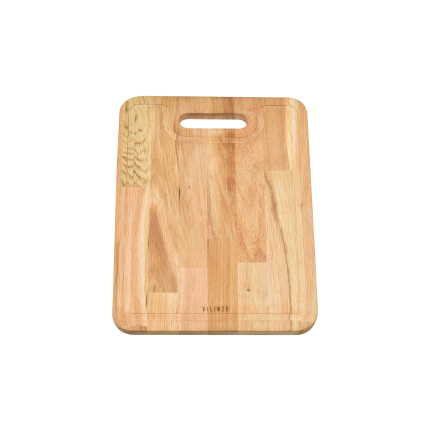 Doğal Meşe Kare Sunum - Kesme Tahtası 18mm-Dik