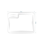 Doğal Meşe Yatay Sunum - Kesme Tahtası 18mm-Yatay - Görsel 5
