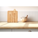 Doğal Meşe Dikey Sunum - Kesme Tahtası 18mm-Kare - Görsel 2