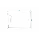 Doğal Meşe Oval Sunum - Kesme Tahtası 18mm-Dik - Görsel 5