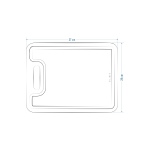 Doğal Meşe Dikey Sunum - Kesme Tahtası 18mm-Dik - Görsel 5