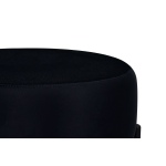 Otto Fonksiyonel Siyah Ayak Sehpalı Yuvarlak Siyah Puf Antrasit - Görsel 2