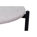 Nil Siyah Metal Ayak İstiflenebilir Mutfak-Balkon Taburesi 6 Adet - Karışık 1 - Görsel 5