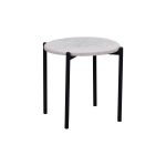 Nil Siyah Metal Ayak İstiflenebilir Mutfak-Balkon Taburesi 6 Adet - Karışık 1 - Görsel 3