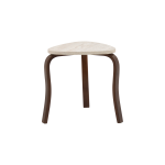 Papatya Kestane Ayak Ahşap Çok Amaçlı Zigon Tabure Traverten - 3 Adet - Görsel 3