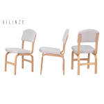 Ege Naturel Ayak Ahşap Sigma Sandalye Beyaz - Görsel 2