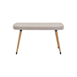 Dino Ahşap Ayak Bej Teddy Mutfak Masası Bankı Naturel - Görsel 2