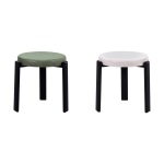 Teras Siyah Metal Ayak İstiflenebilir Mutfak-Balkon Taburesi Karışık 2 - 4 Adet - Görsel 2