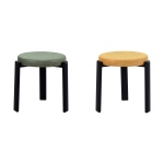 Teras Siyah Metal Ayak İstiflenebilir Mutfak-Balkon Taburesi Karışık 4 - 4 Adet - Görsel 2