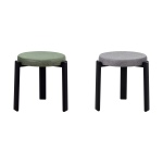 Teras Siyah Metal Ayak İstiflenebilir Mutfak-Balkon Taburesi Karışık 6 - 4 Adet - Görsel 2